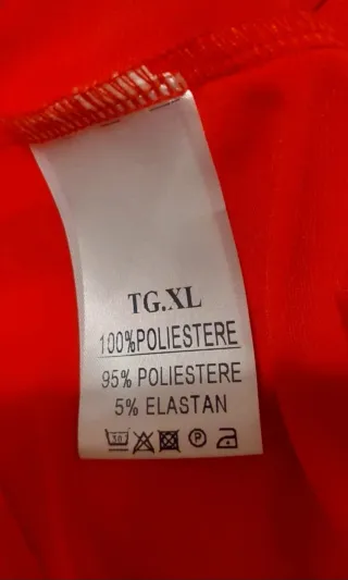 Blusa rossa manica lunga