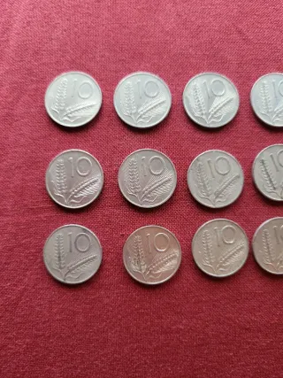 Lotto 16 monete 10 Lire 1956-1982