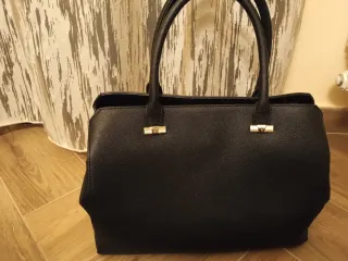 Borsa Trussardi Jeans nera con manici