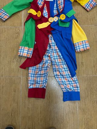Disfraz Payaso Completo Niño/Niña  Talla 4-5