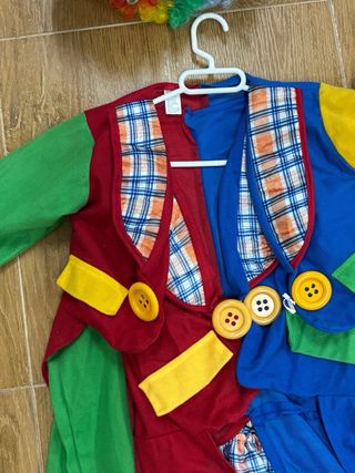 Disfraz Payaso Completo Niño/Niña  Talla 4-5