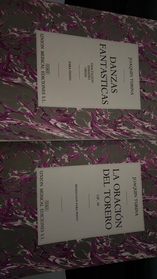 Partituras Piano: Turina Danzas Fantásticas y Orac