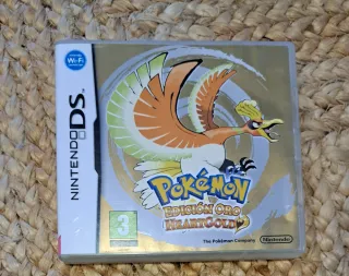 Pokémon Heart Gold Edición Oro Completo DS