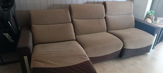 Sofá reclinable eléctrico 3 plazas