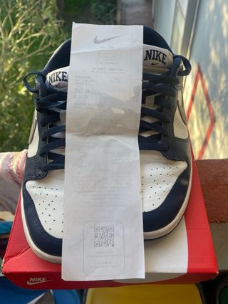 Nike Dunk Low Blu/Bianco Tg 43