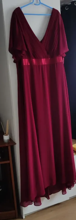 Vestido Talla Grande Rojo 9XL