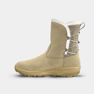 Botas de nieve y apreski impermeables de piel Mujer Quechua