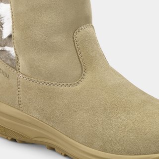 Botas de nieve y apreski impermeables de piel Mujer Quechua