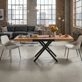 Mesa elevable centro/comedor extensible Novelty