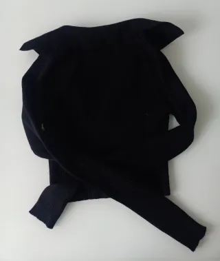 Jersey crop Pull & Bear negro