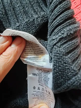 Maglione Terranova V-Neck Nero XL