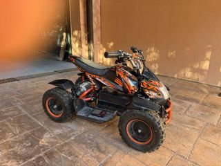 Quad Infantil Nitro Motors Negro/Naranja