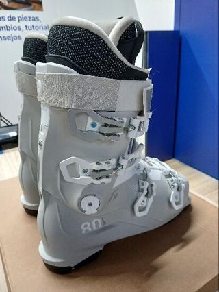 Botas esquí Mujer flex 80, PST 500 blanco