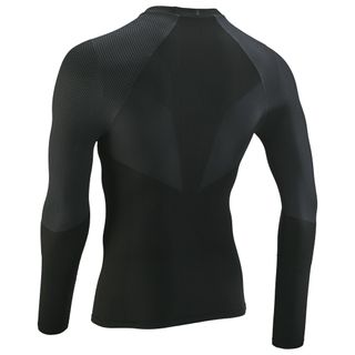 Camiseta térmica de ciclismo manga larga adulto negro