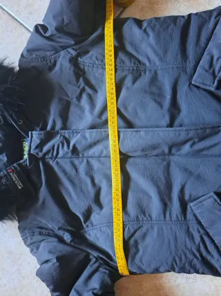 Cappotto Woolrich Nero con Cappuccio Pelliccia