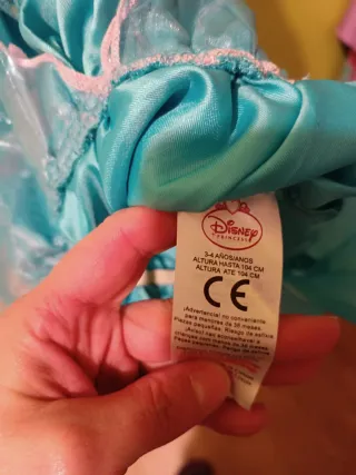 Disfraz Sirenita Ariel Talla 3-4