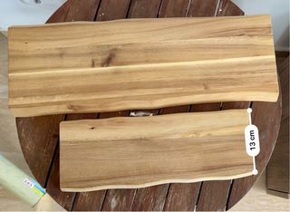 Conjunto tablas madera natural