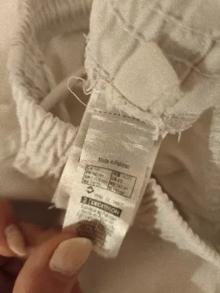 Traje Karate Niñ@ 140cm Blanco con cinturón blanco