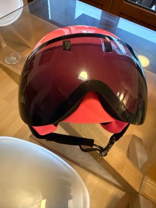 Casco Decathlon NUEVO Pink Glitter Talla 48-52