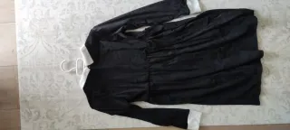 Disfraz Miércoles Addams Niña Talla 11-12 + Peluca