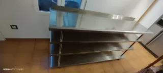 Mueble de acero inoxidable para bar