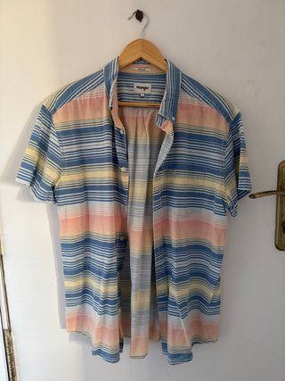Camisa Wrangler Talla L Rayas Verano