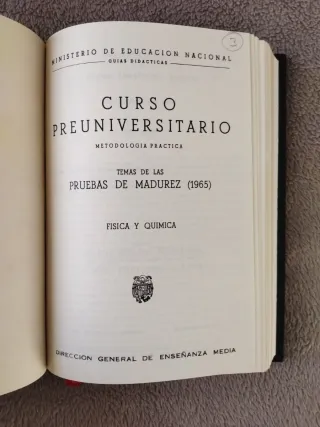 Problemas Fisico Química Preuniversitario