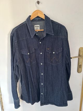 Camisa Vaquera Wrangler Talla L