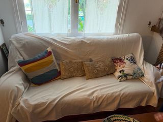 Sofá Cama 3 Plazas Rojo