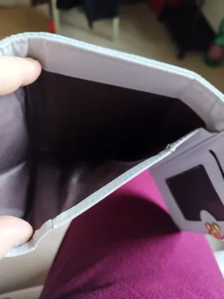 Portafoglio donna azzurro con cuore