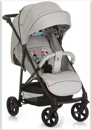 Silla de paseo Fisher Price gris