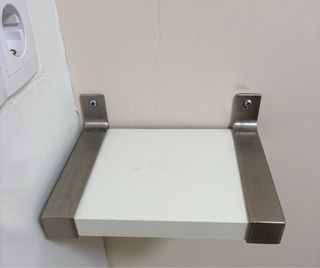 2 Baldas acero y blancas