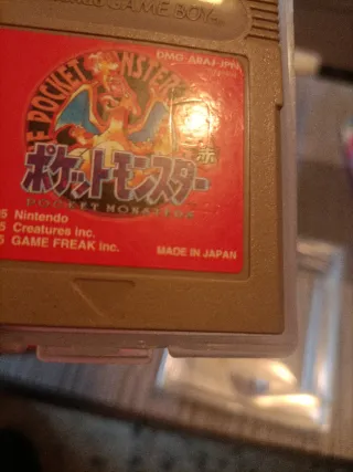 Pokemon Rojo Japonés Game Boy RPG