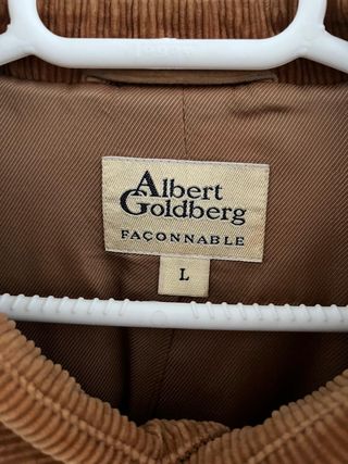 Chaquetón Albert Goldberg Marrón Talla L