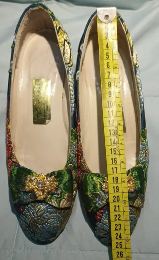 Traje de Fallera Completo fondo azul. T 38, zap.39