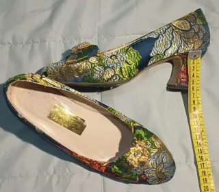 Traje de Fallera Completo fondo azul. T 38, zap.39