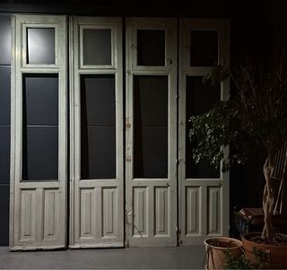 Puertas de madera antiguas preciosas