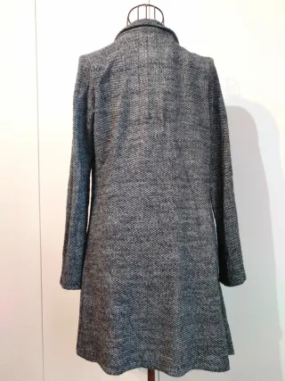Cardigan asimmetrico grigio taglia unica