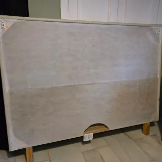 Cabecero Ikea 160x124 cm Piel Sintética Beige