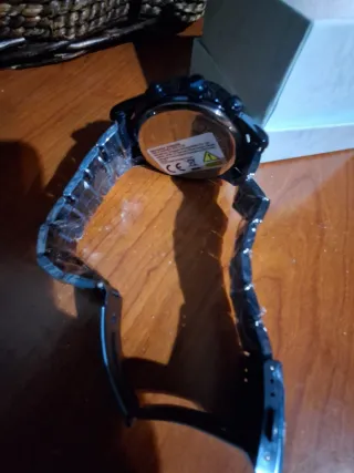 Reloj Hombre Nuevo Caja Azul Negro