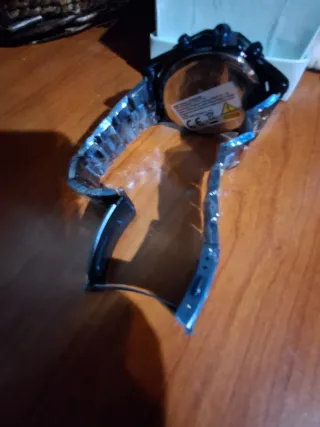 Reloj Hombre Nuevo Caja Azul Negro