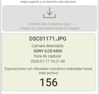 Cámara Sony a6500 (Sólo Cuerpo)