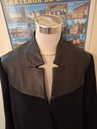 Abrigo Lana Maje Negro