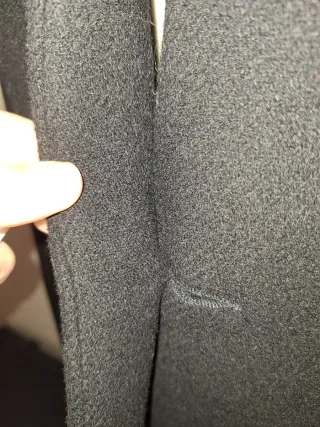 Abrigo Lana Maje Negro