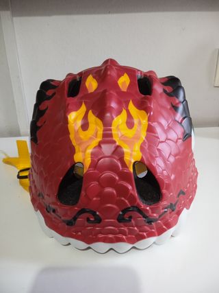 Casco infantil dinosaurio 2-4 años