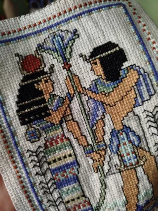 Ricamo Egitto Fatto a Mano