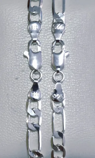 Collar y Pulsera de Plata 925 de 60/65 cm