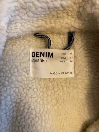 Chaqueta tejana con borrego