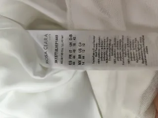 Vestido de Novia Rosa Clará Pedrería Tull