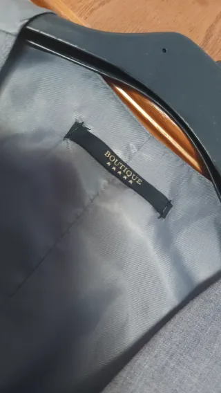 Gilet uomo Doppelganger grigio nuovo